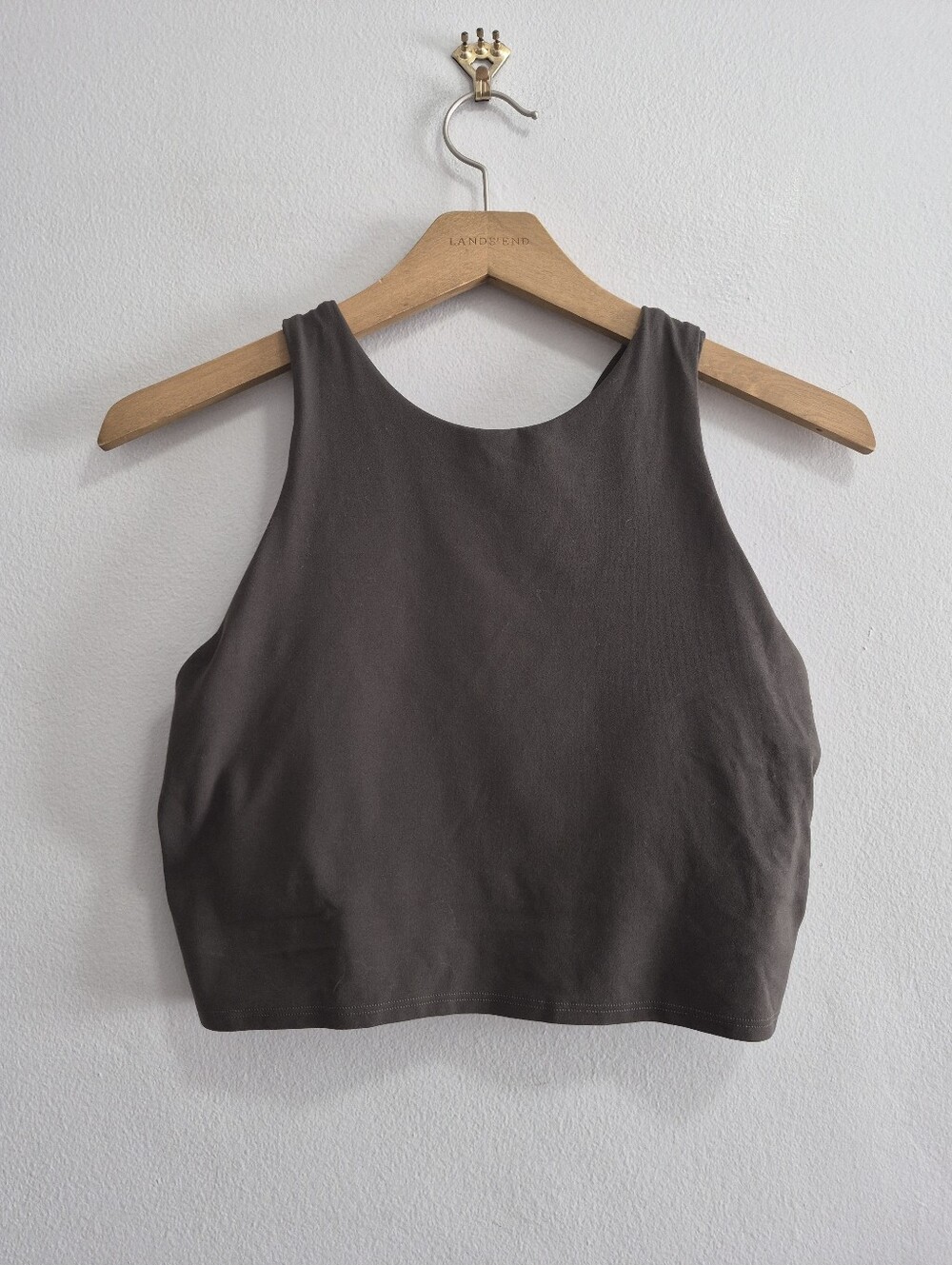 Athleta Conscious Crop Top In Arbor Olive Size Medium - Picture 3 of 6